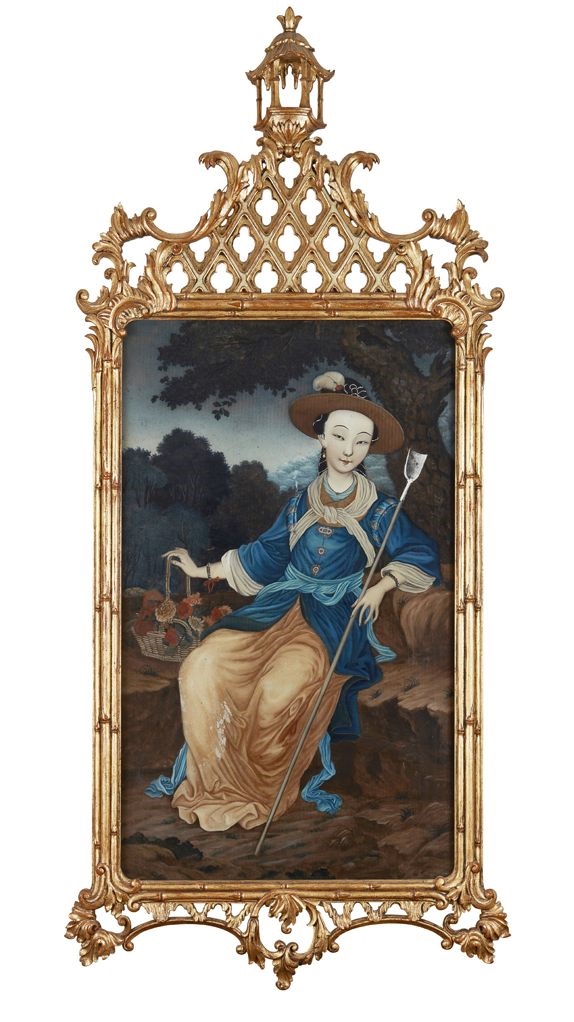 castiglione reverse painting on glass qing dynasty 
